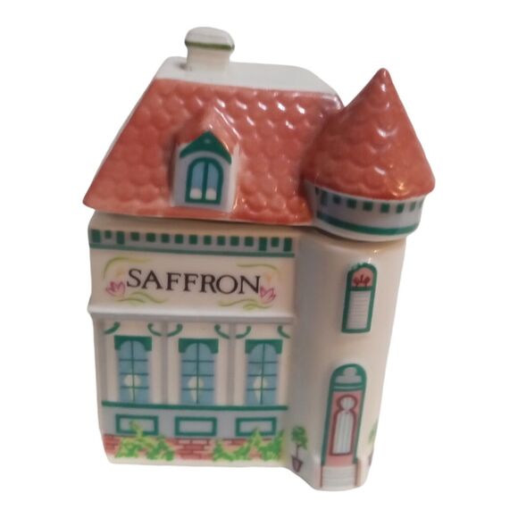 Unused Lenox Spice Village 1989 SAFFRON Fine Porcelain Spice Jar No Box